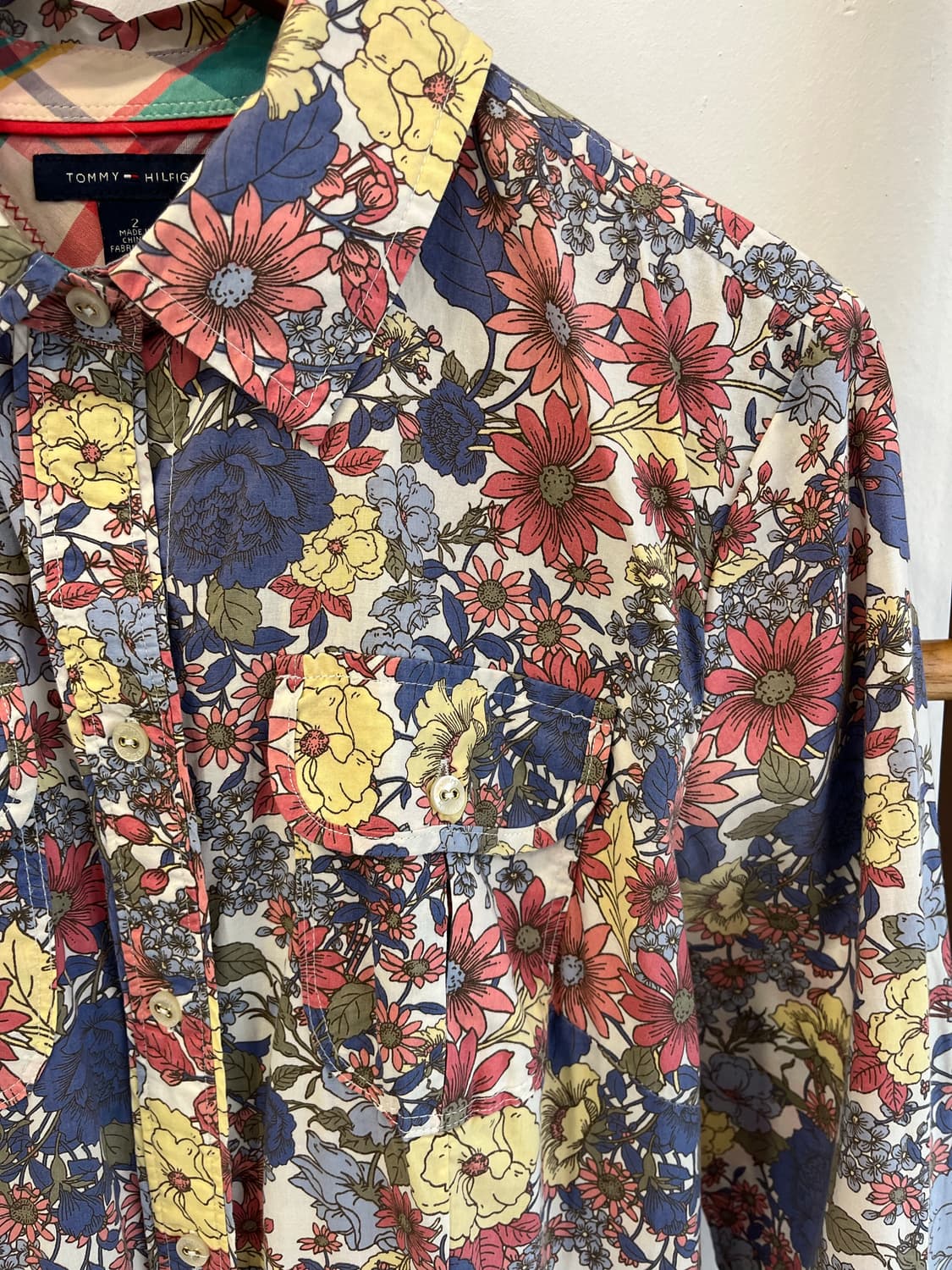 타미힐피거 플로럴 가든 셔츠 원피스 (상태 최상) 상품이미지4