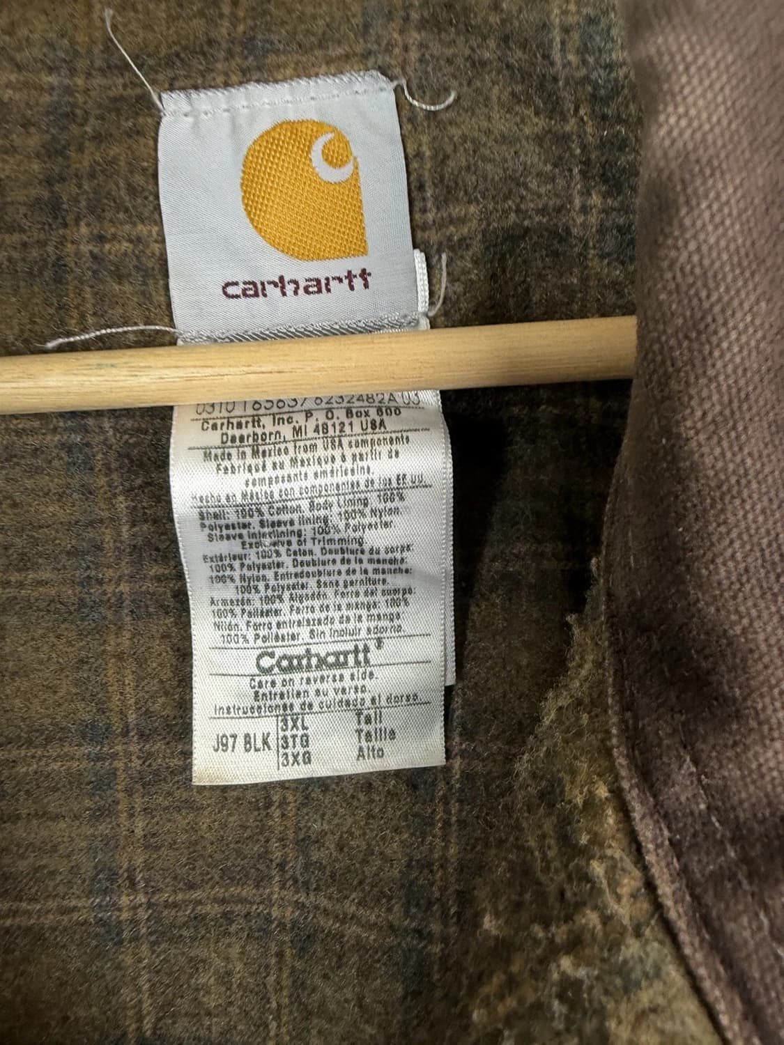 칼하트 J97 빈티지 디트로이트 자켓 블랙 상품이미지4