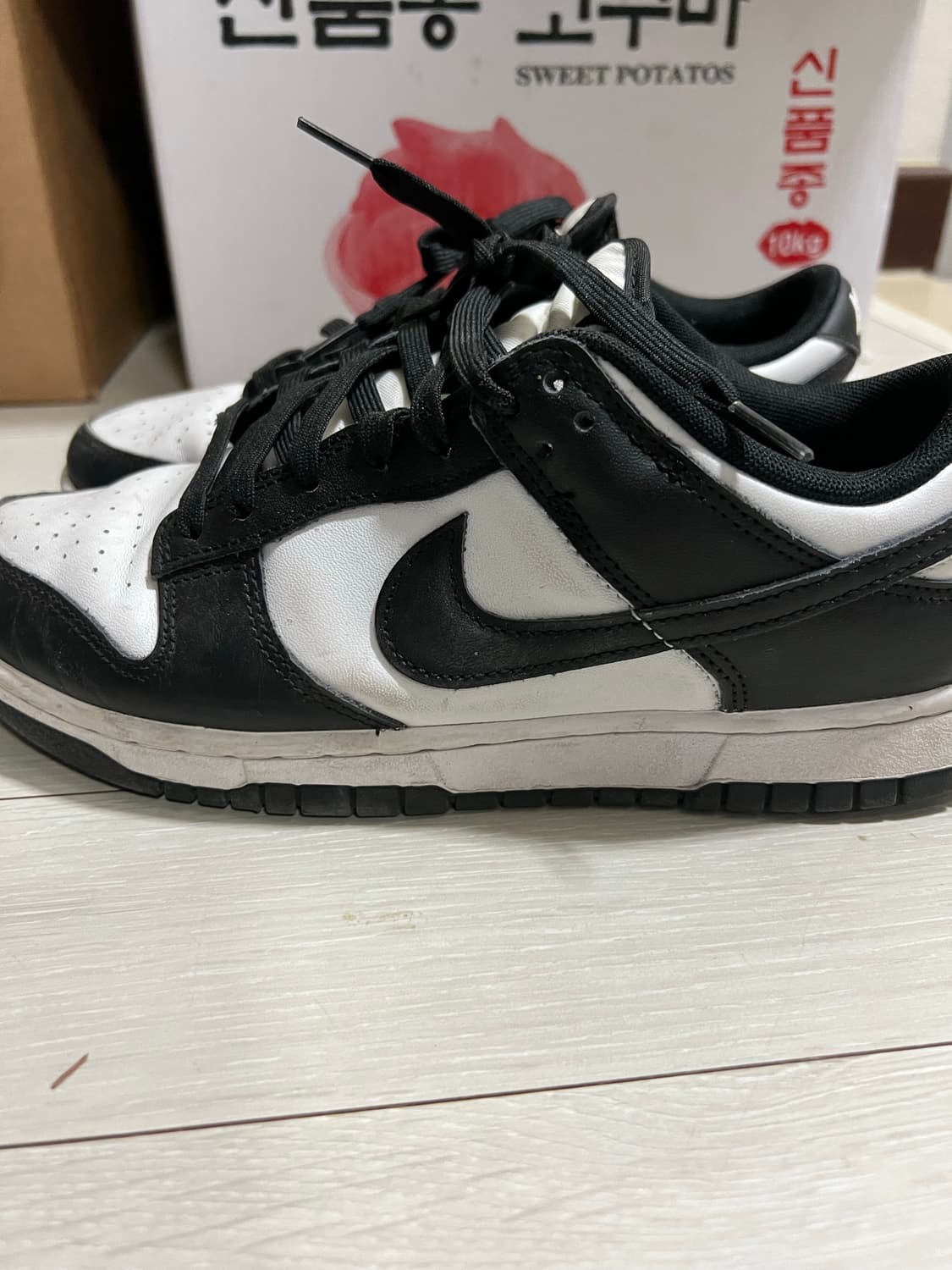 나이키 덩크 로우 레트로 블랙 265 상품이미지2