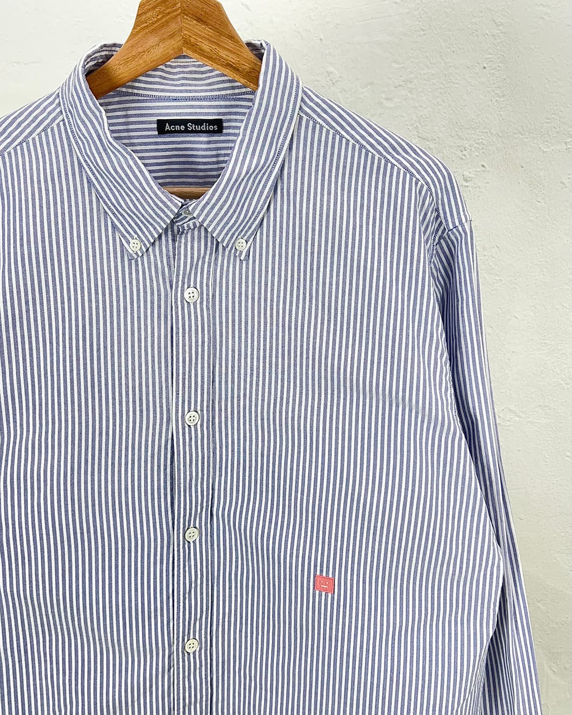 아크네 스튜디오 스트라이프 버튼 업 박스헤더 셔츠 상품이미지3