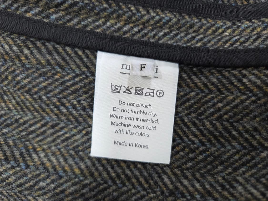 모아니(MOANI) 헤링본 울자켓 프리사이즈 새상품 상품이미지6