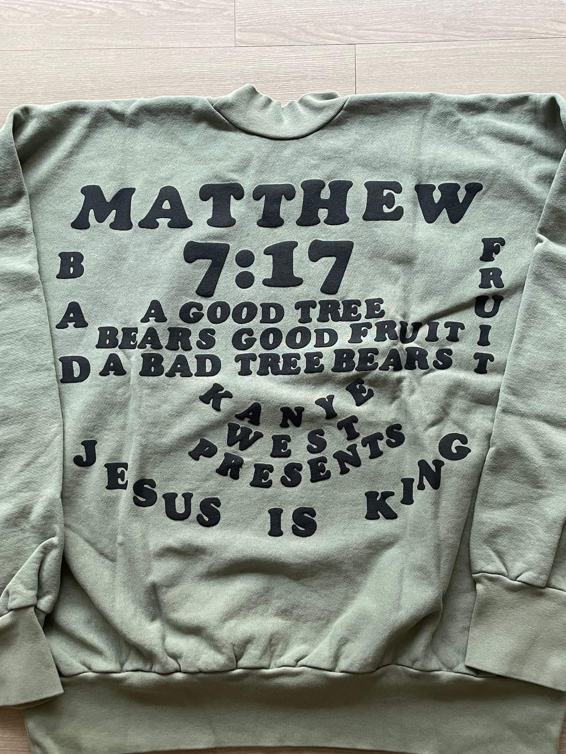 이지 칸예 JIK CPFM 머천 크루넥 스웻셔츠 yeezy 상품이미지7