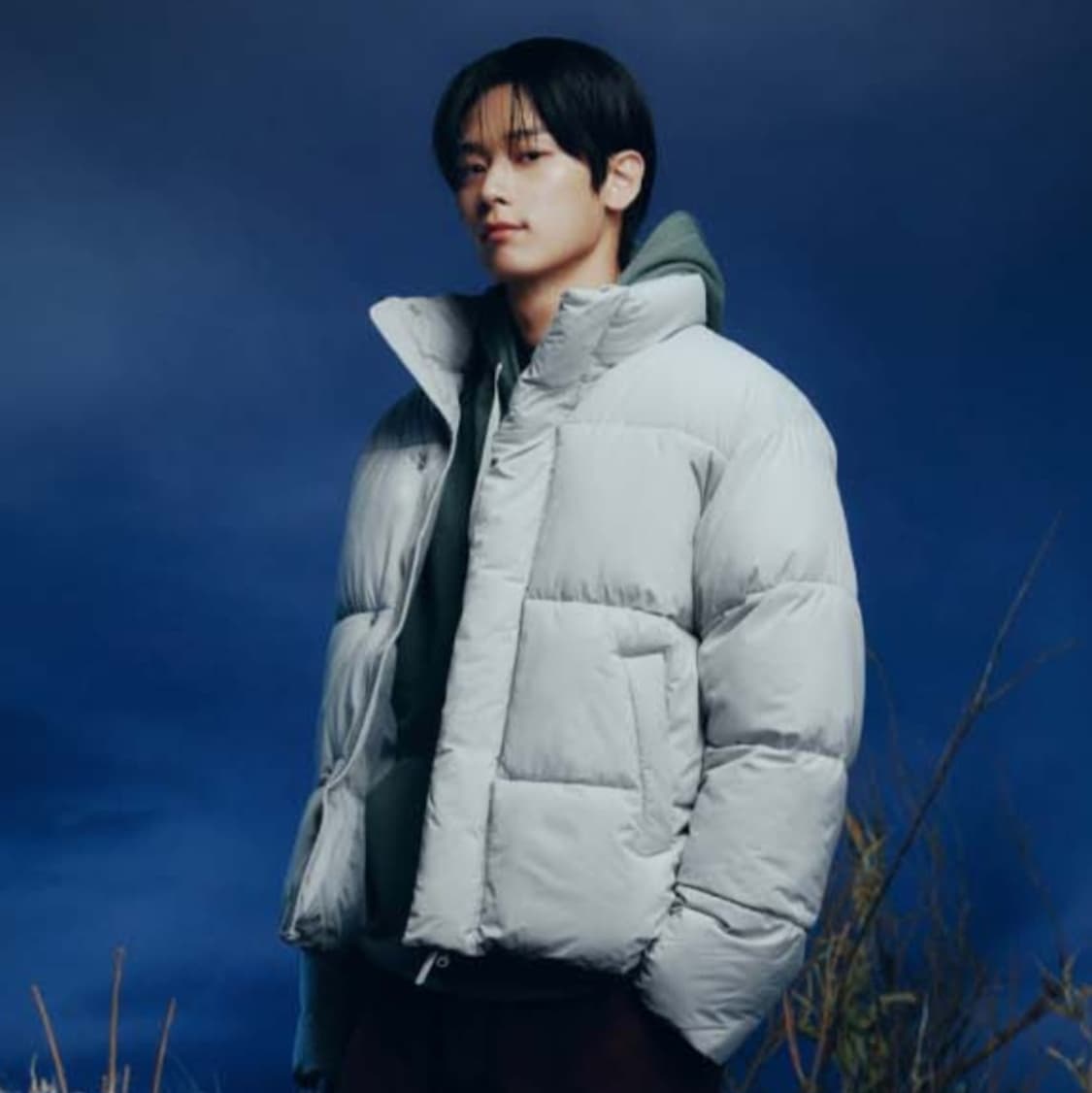 [새상품] 스파오 베이직 푸퍼 라이트 그레이 S 상품이미지2