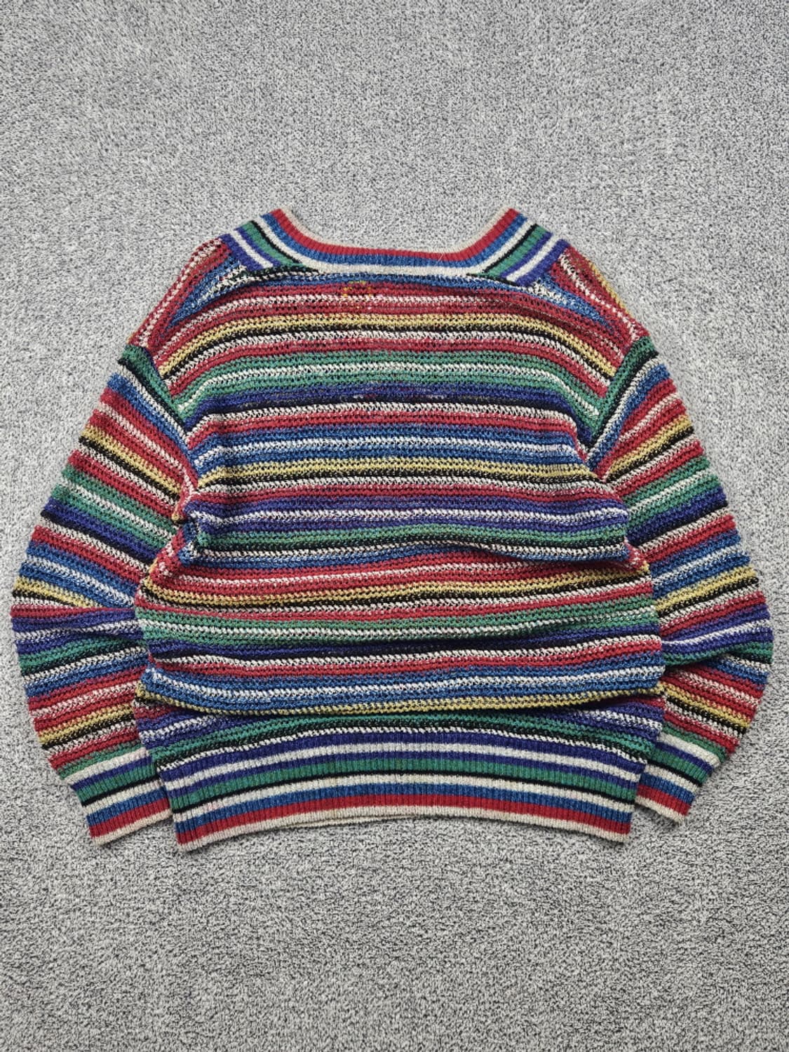 미쏘니 빈티지 브이넥 스트라이프 스웨터 니트 (상세설명참조)/ 10270 상품이미지5