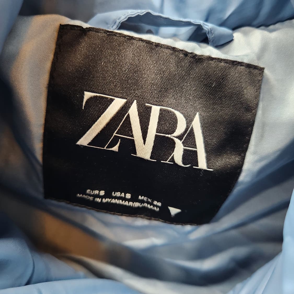 자라 하이넥 숏 스트링 패딩 S(XL) 상품이미지7