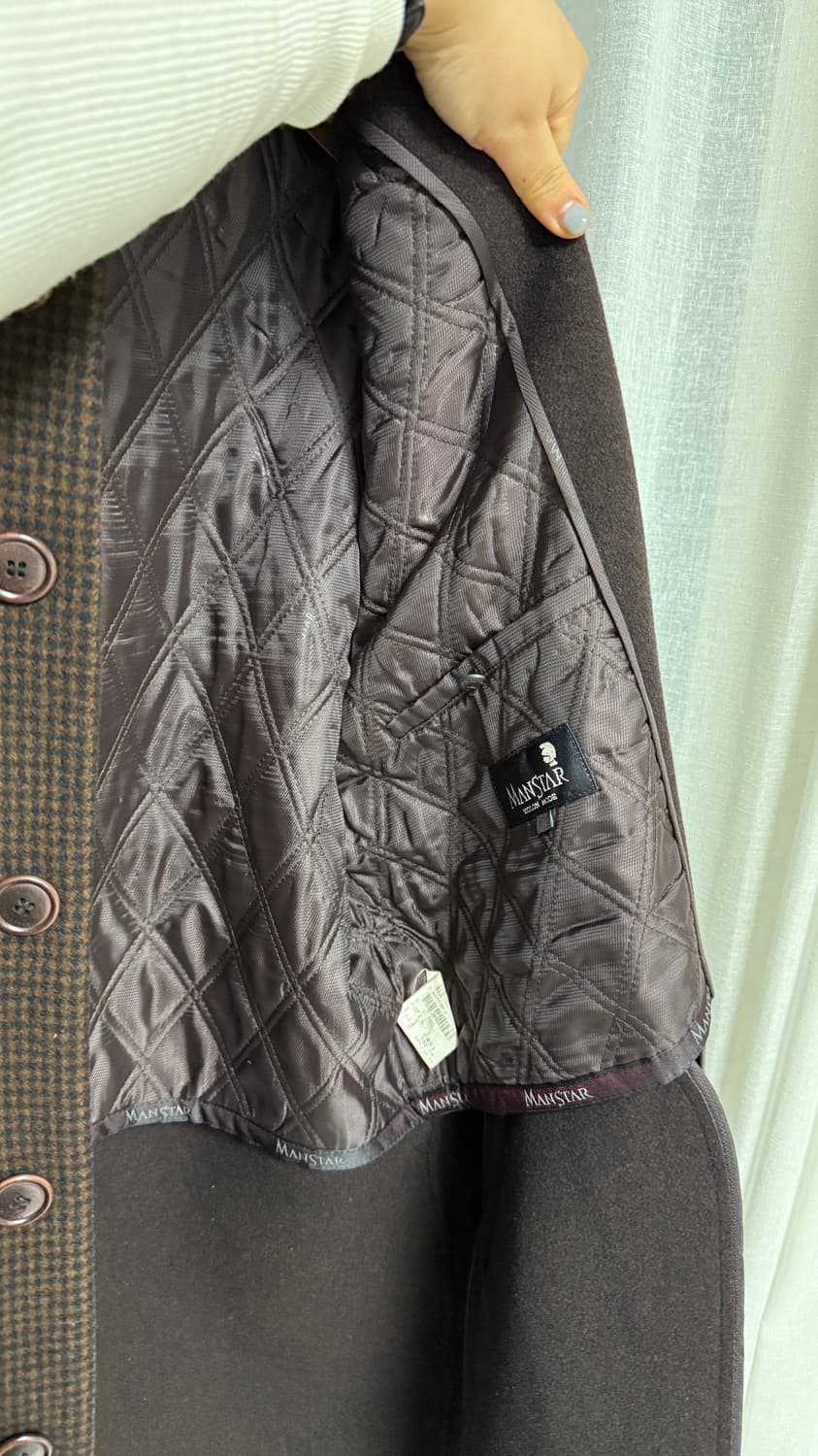 MANSTAR 모직 발마칸 코트 상품이미지9