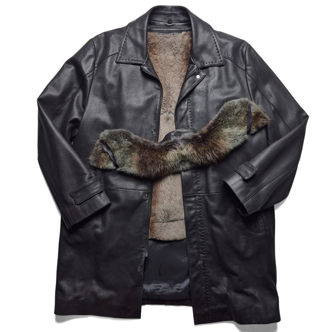 [100] 맨스타 렉스퍼 양가죽 코트 상품이미지1