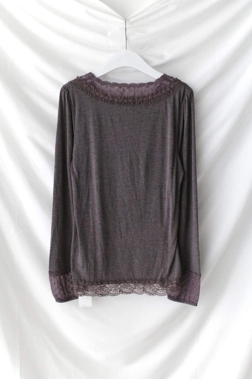 lace dot long sleeve 상품이미지3