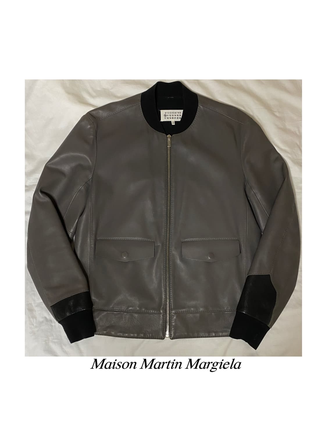 마틴 마르지엘라 A2 리얼 레더 자켓 플라이트 A1 봄버 블루종 상품이미지1