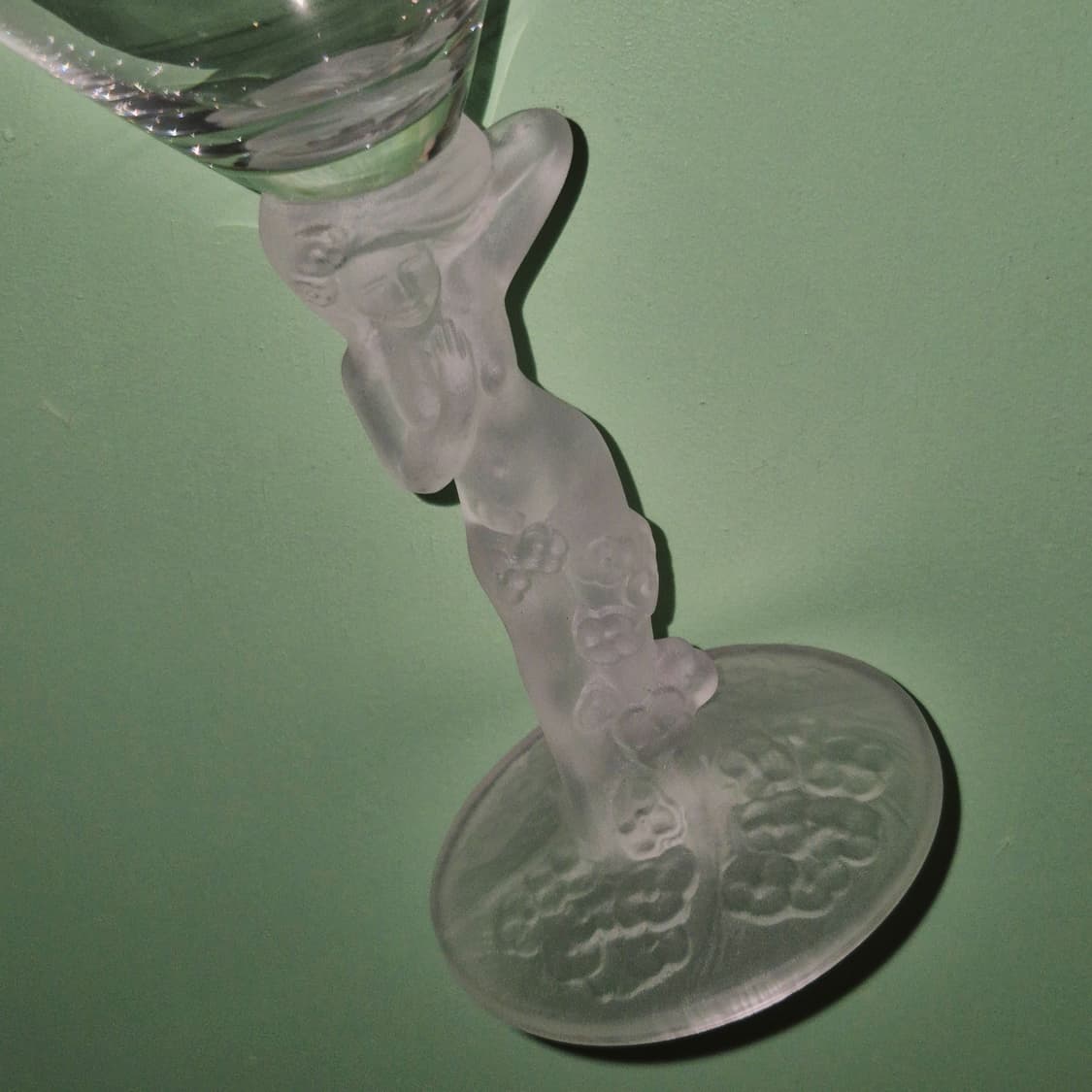 70s 이시즈카 엔틱 꽃의 정령 불투명 와인잔 1p 상품이미지7