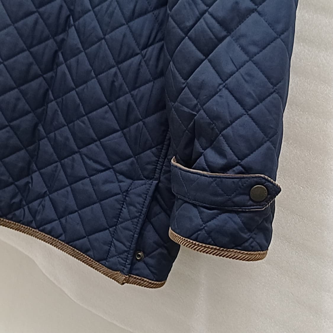 폴로 퀼팅 누빔 패딩 자켓 남성 M 살짝롱기장 사랑봉봉 상품이미지6