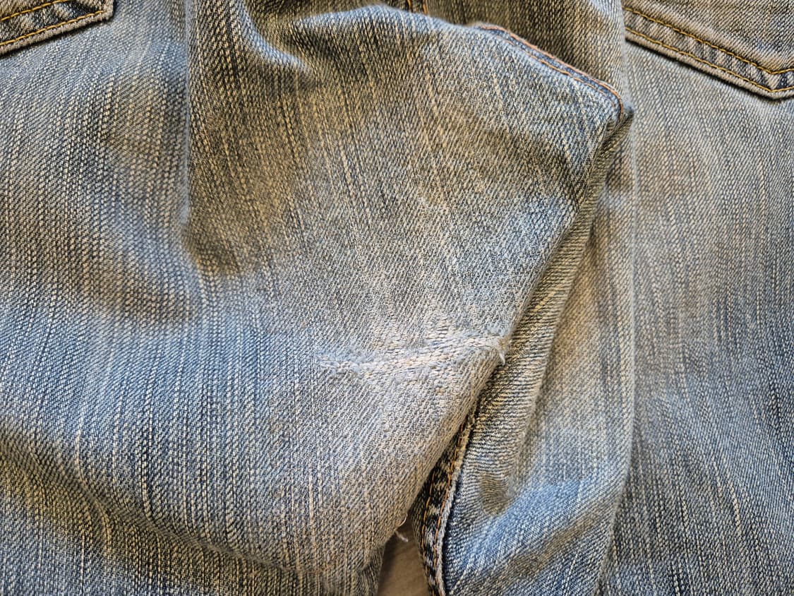 00s 에드윈 504 디스트레스드 데님 팬츠 상품이미지7