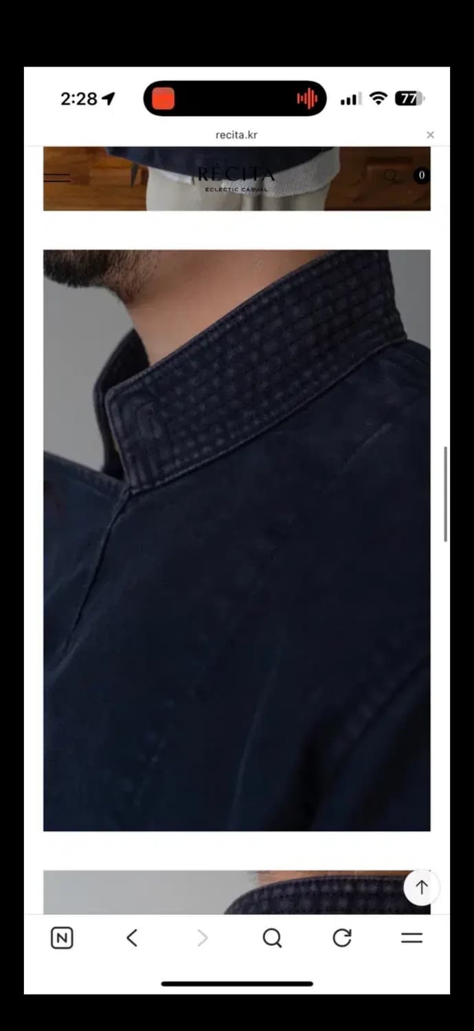 레시타 쉐프 자켓 s 상품이미지5