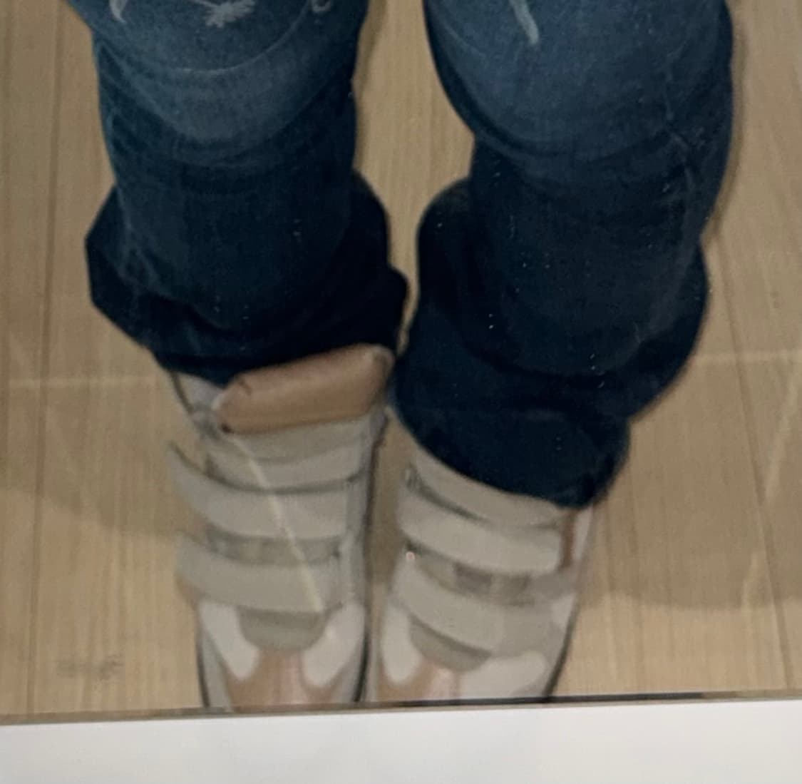 이자벨마랑 스타일 웨지 하이 스니커즈 베이지 240 상품이미지1