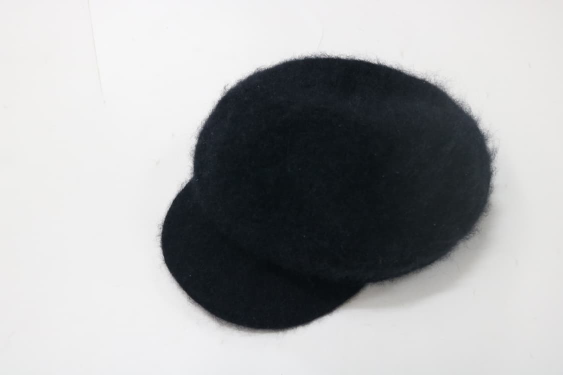 카시라 빈티지 블랙 알파카 헌팅캡 상품이미지3