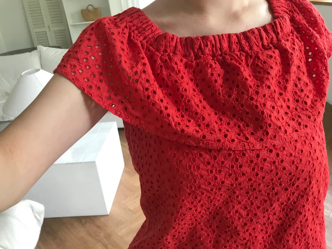 vintage eyelet top 상품이미지2