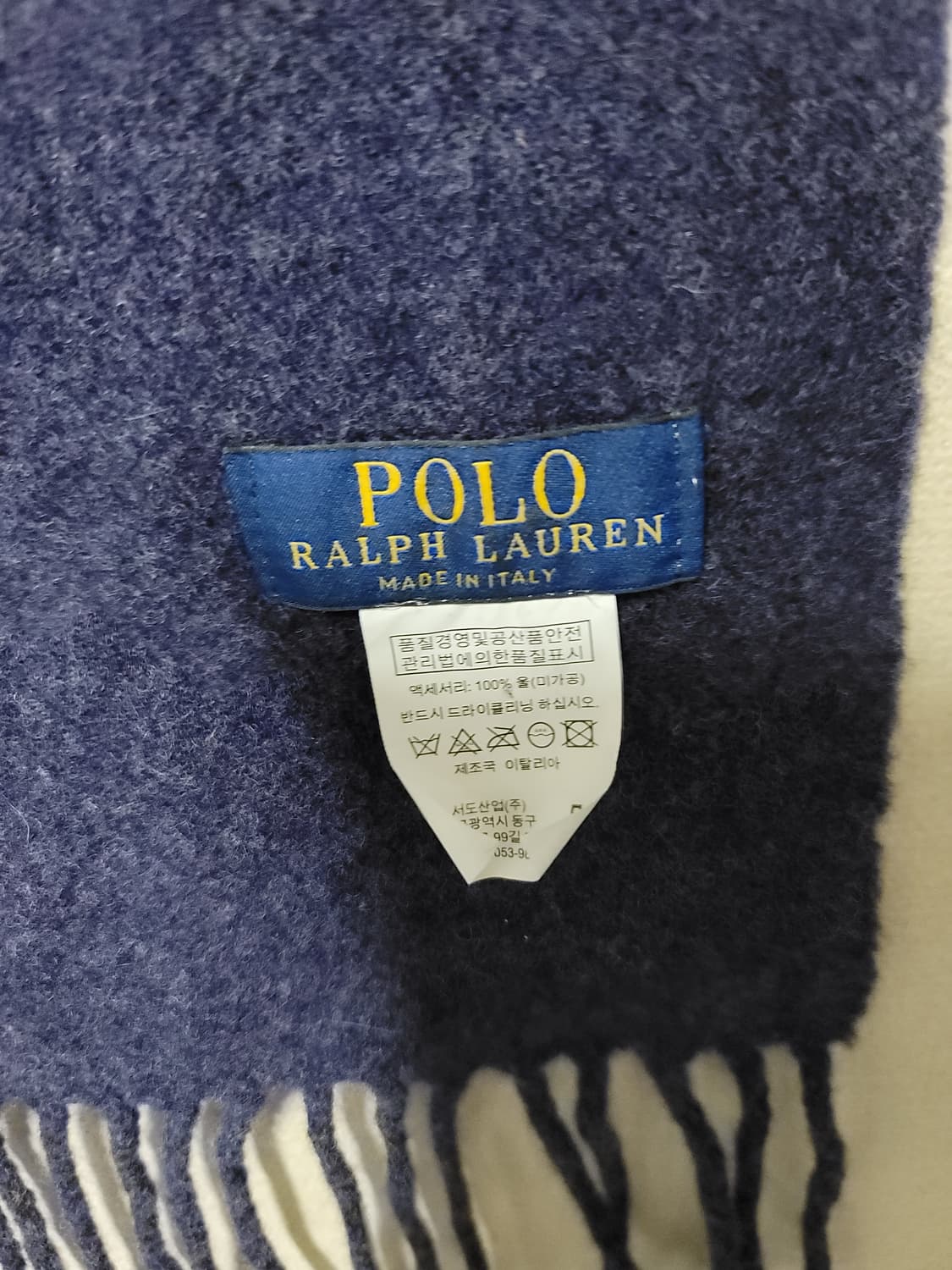 폴로 랄프로렌 이태리 버진울 머플러 상품이미지4