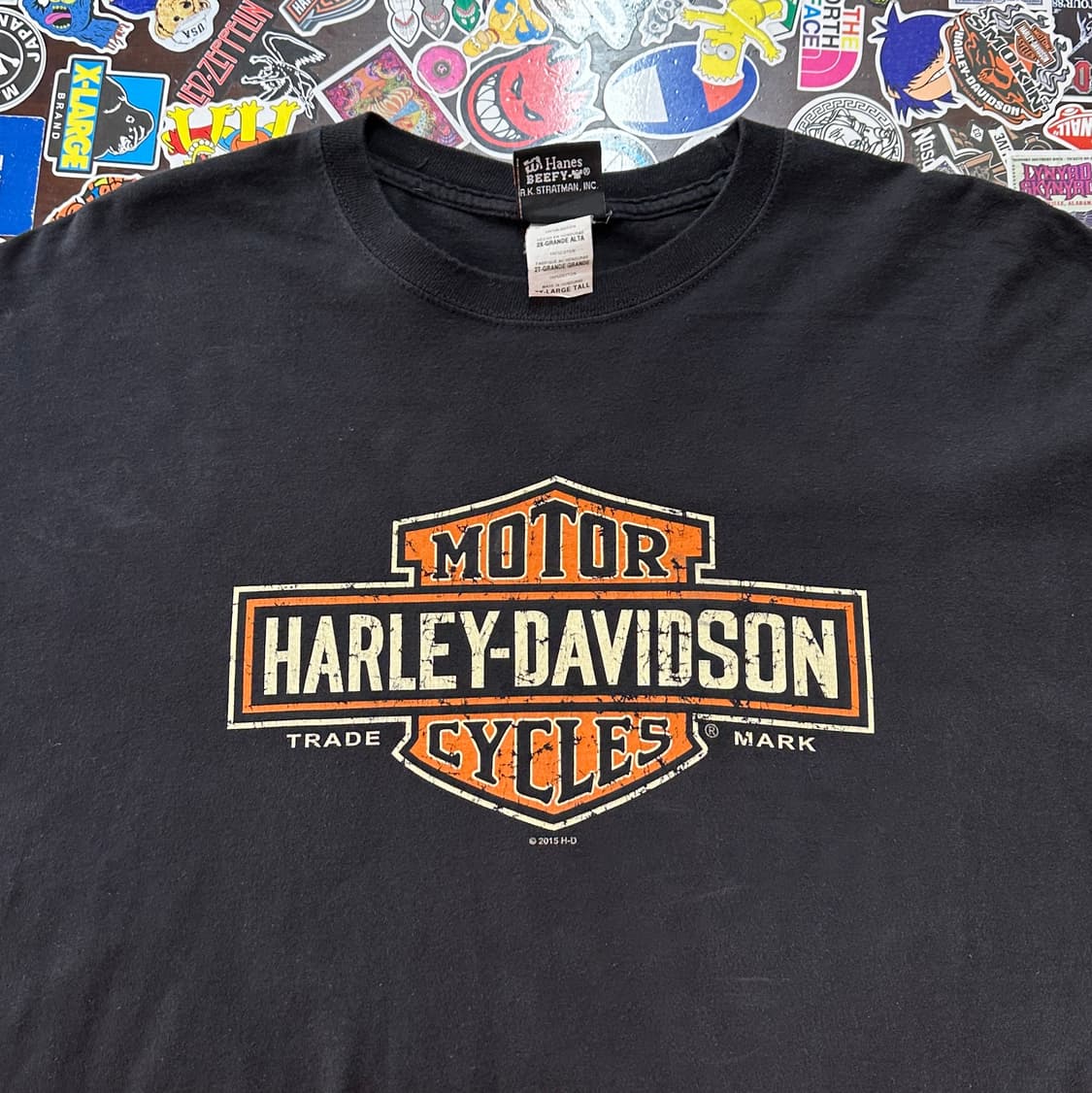할리데이비슨 쉴드 로고 티셔츠 XXL 상품이미지3