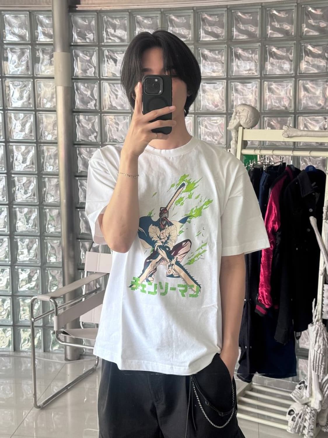CHAINSAW MAN PRINT TEE 체인소맨 프린트 티셔츠 상품이미지1