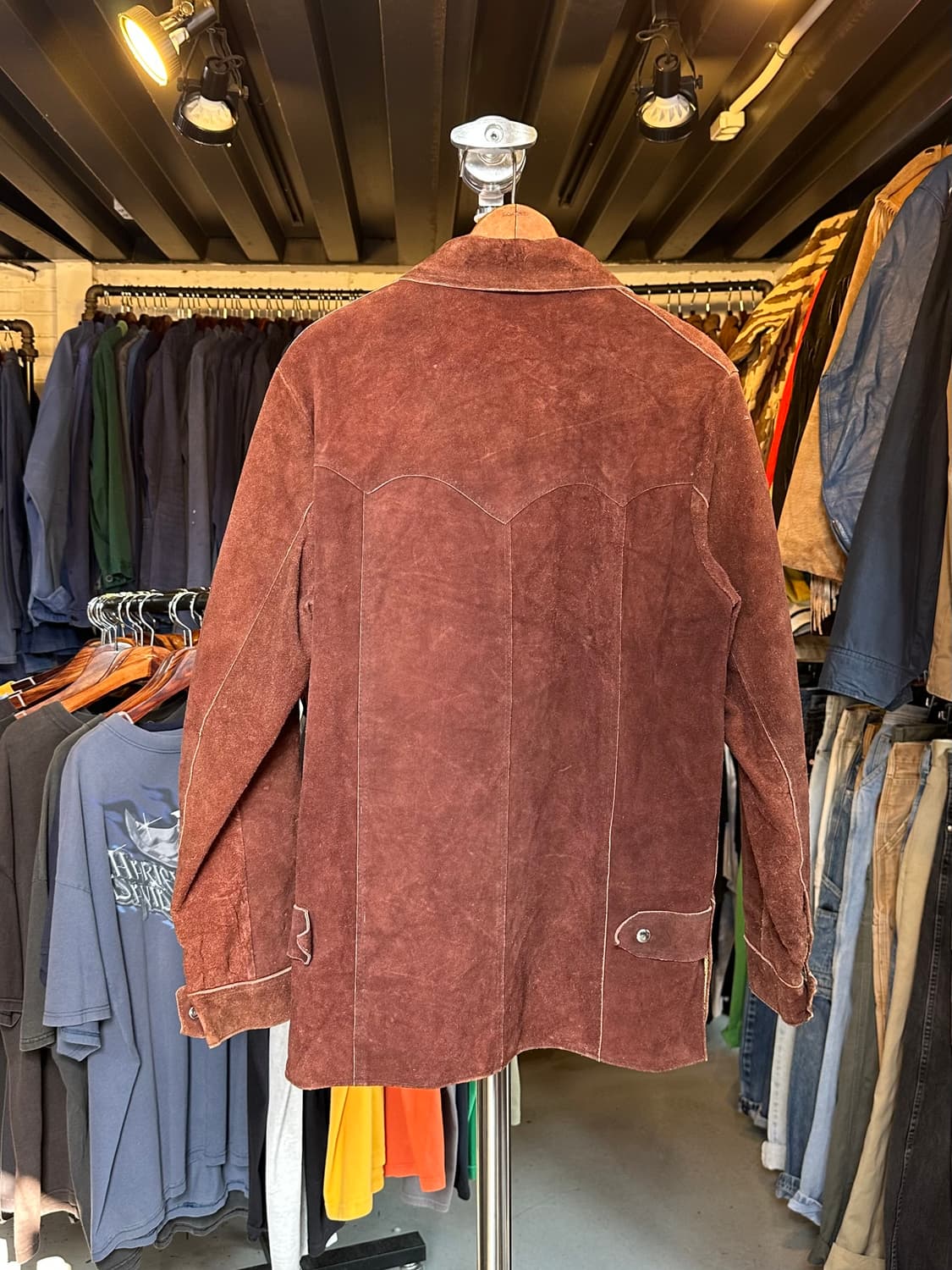 헤비 리얼레더 웨스턴 레더 자켓 상품이미지2