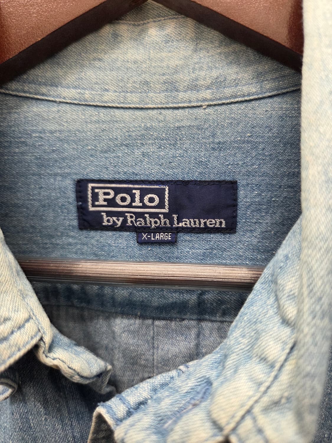 폴로 랄프로렌 90s 데님 셔츠 상품이미지2