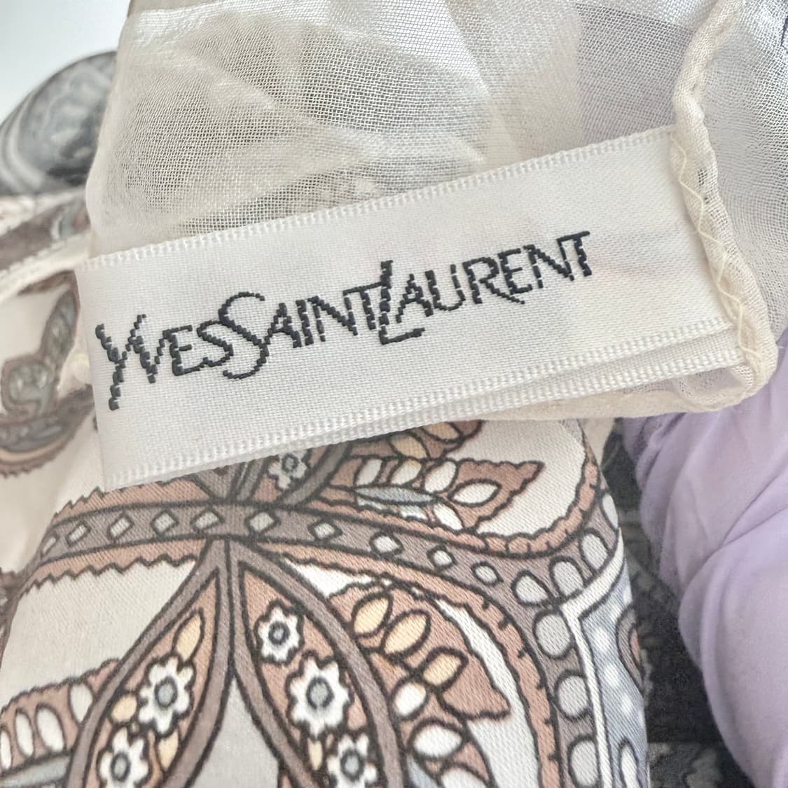 입생로랑 실크 100% 롱 스카프 (Size 57*170) 상품이미지8