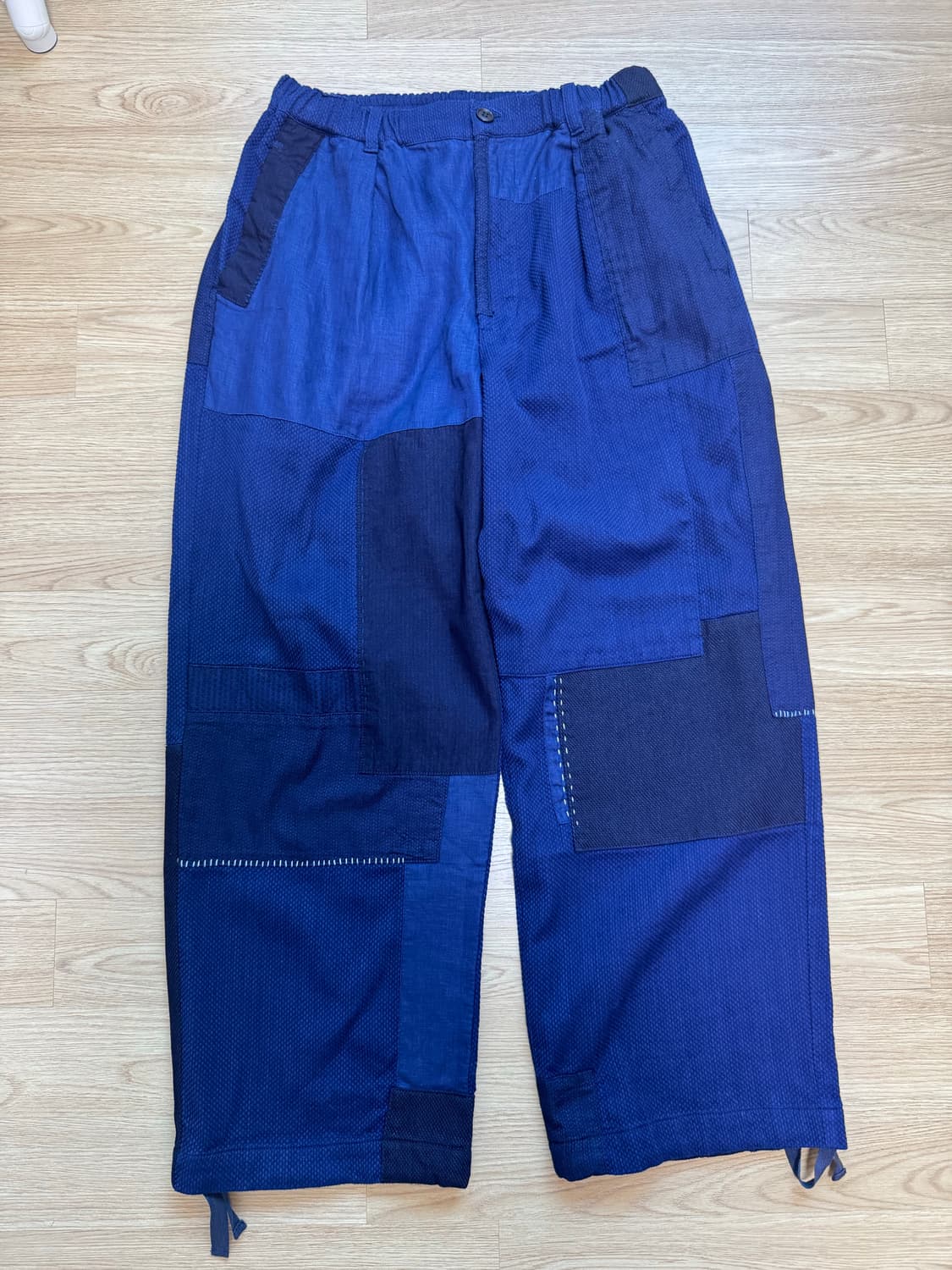 블루블루재팬 패치워크 팬츠 M 새상품 상품이미지1