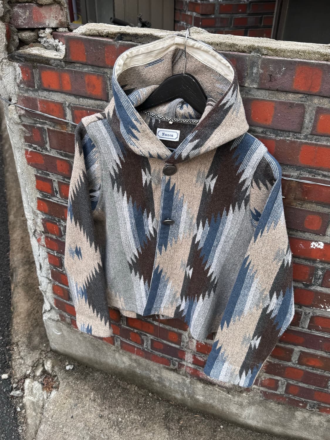 Nanea 에스닉 나바호 크롭 후드자켓  상품이미지2