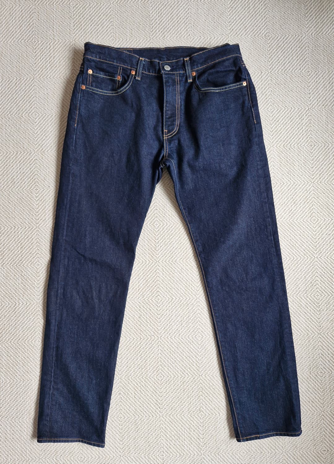 새상품급 리바이스 프리미엄 502 테이퍼  생지 W32 상품이미지2