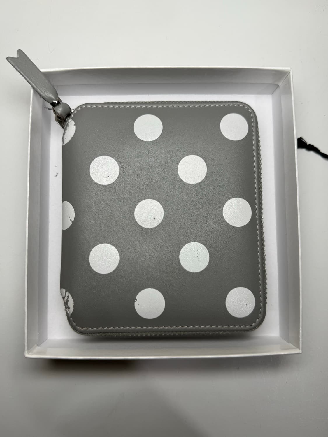 꼼데가르송 폴카닷 패턴 소가죽 지갑 풀 구성 상품이미지2