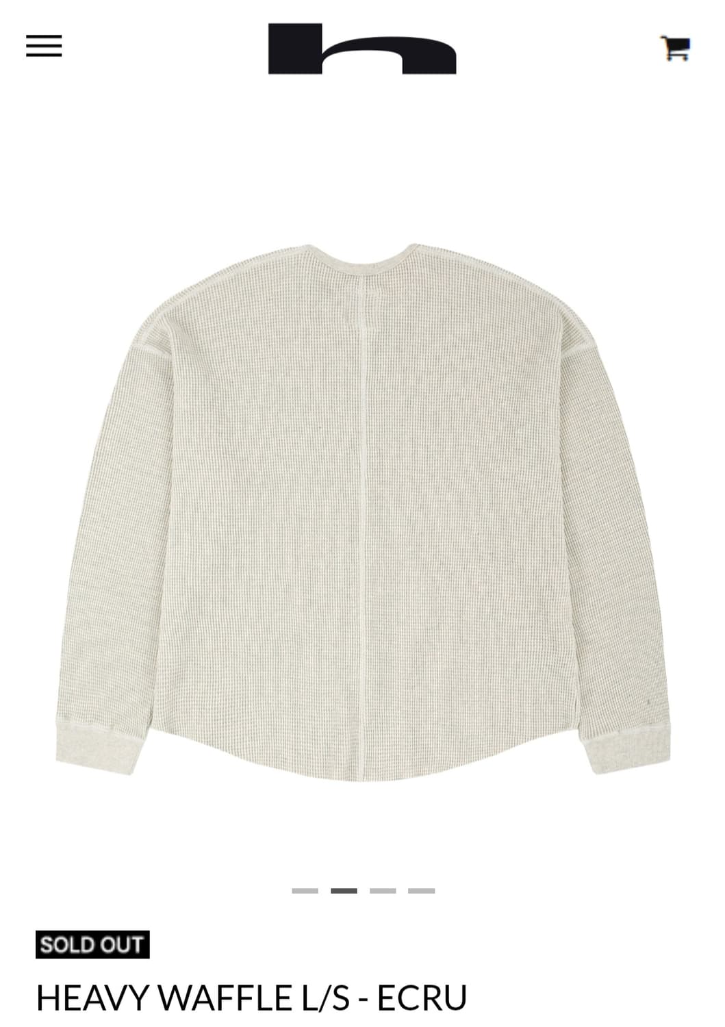 hommless 헤비와플 무지 상품이미지2