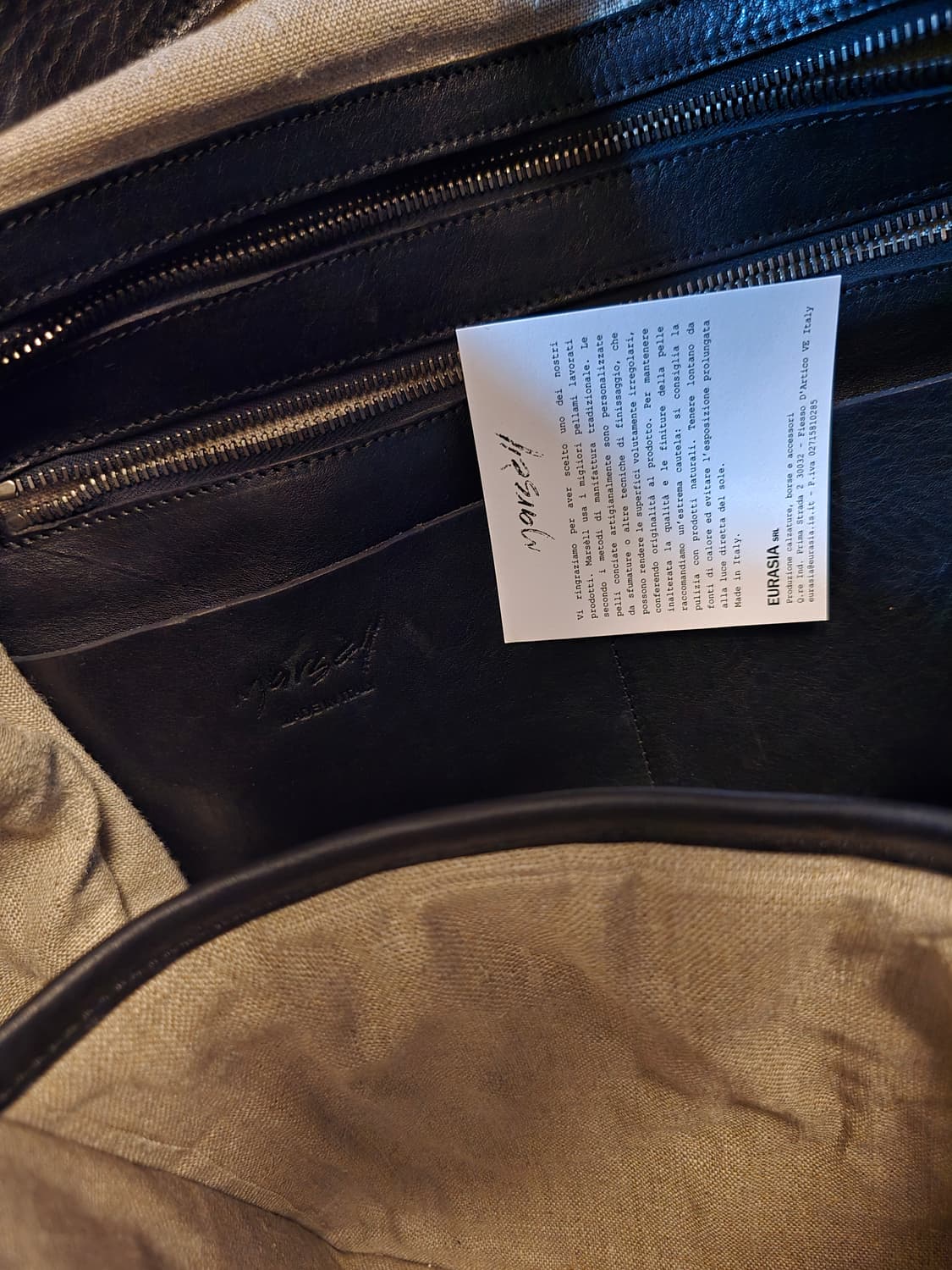 마르셀 marsell BORSO 레더 쇼퍼백 토트백입니다. 상품이미지8