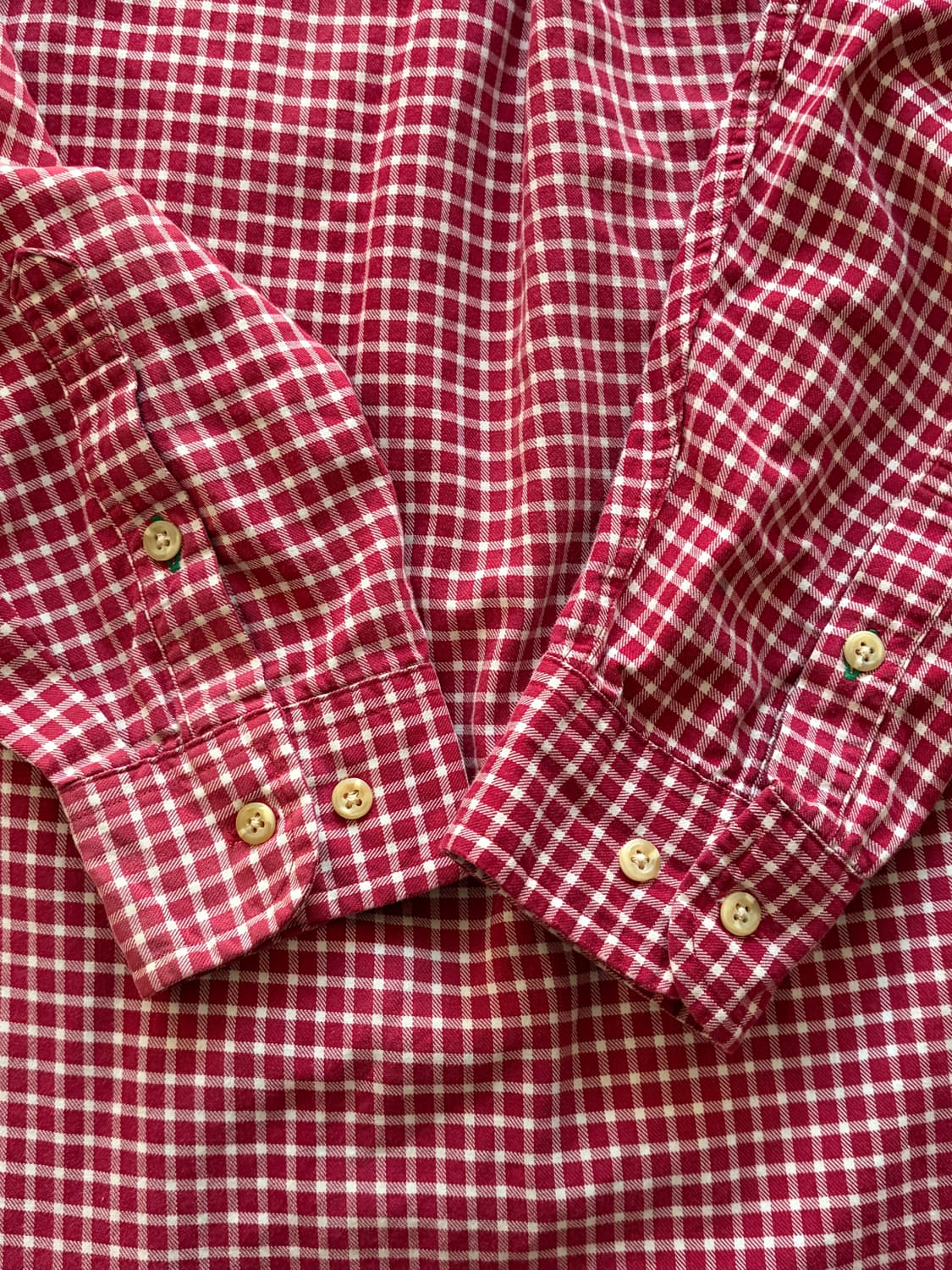 90s Tommy 타미 힐피거 체크 셔츠 M (103-105) 상품이미지5