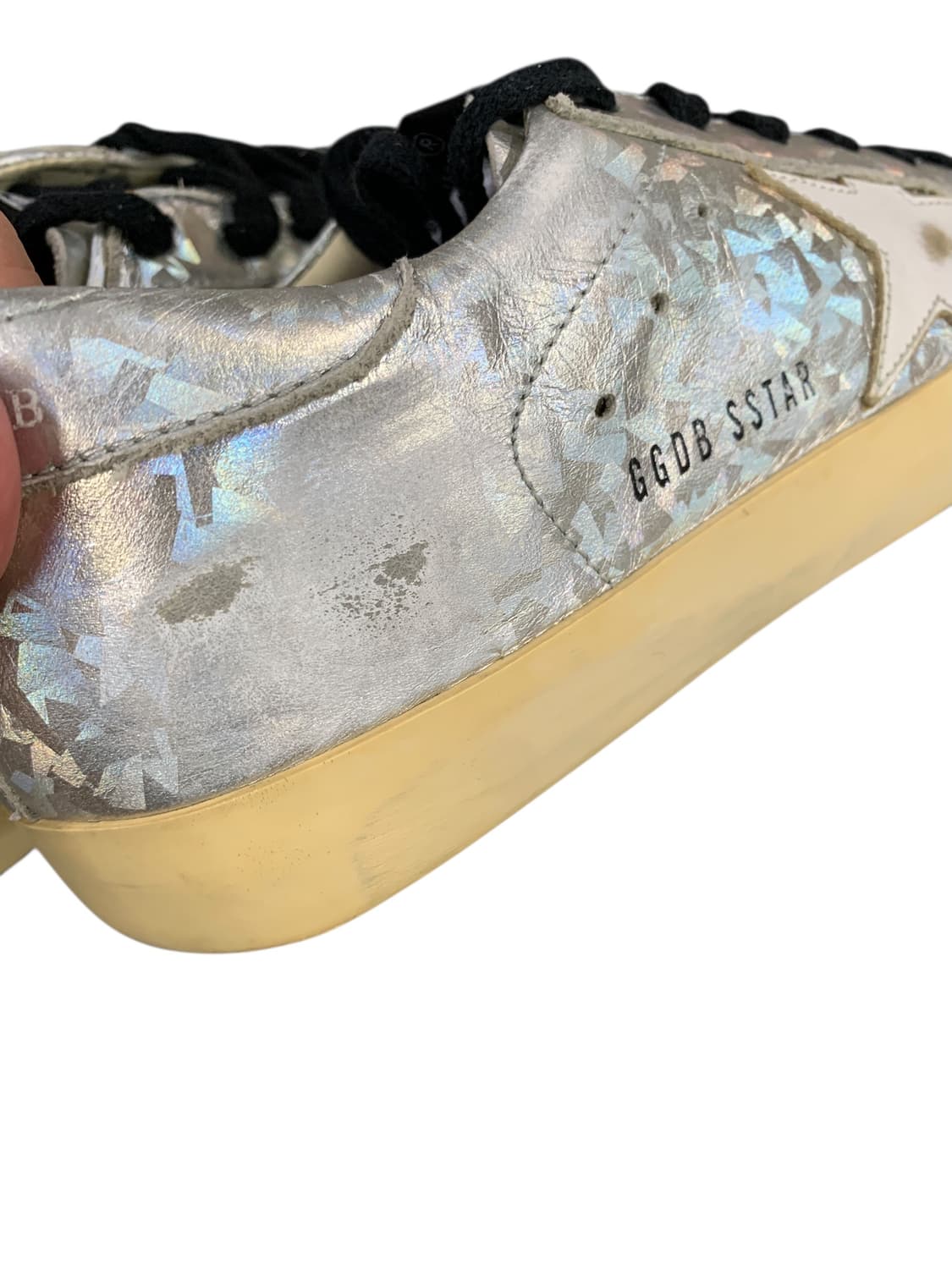 골든구스 슈퍼스타 글리터 스니커즈 실버 36(230) (Gr-3157) 상품이미지8