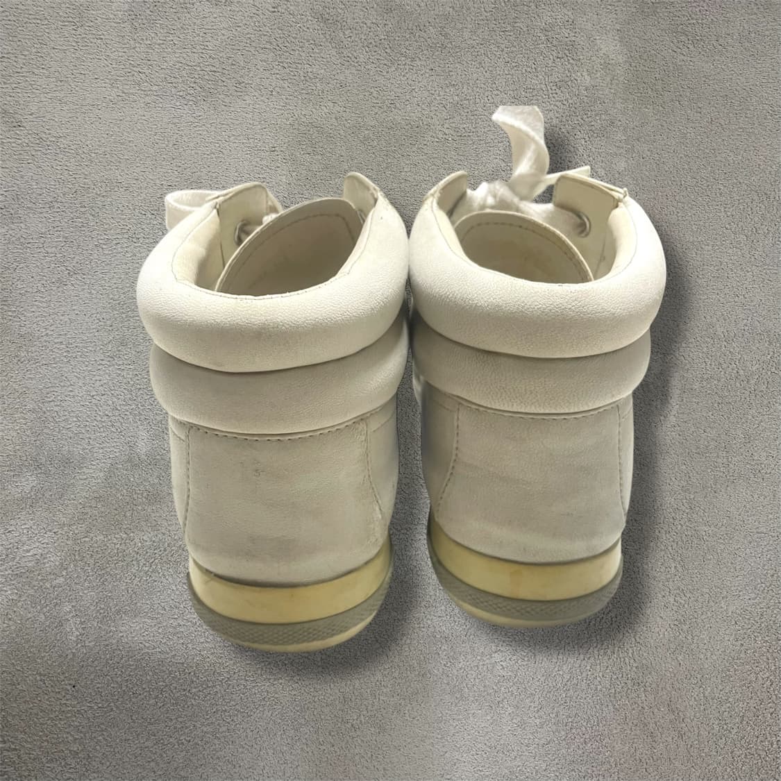 230~235) 프라다 여성 레더 가죽 스니커즈 화이트 상품이미지6