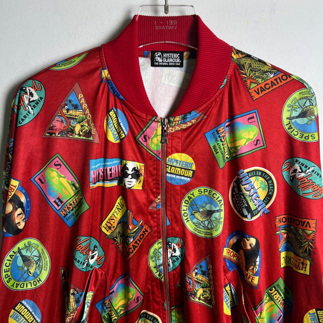 히스테릭글래머 아이콘 패턴 봄버 자켓 상품이미지5