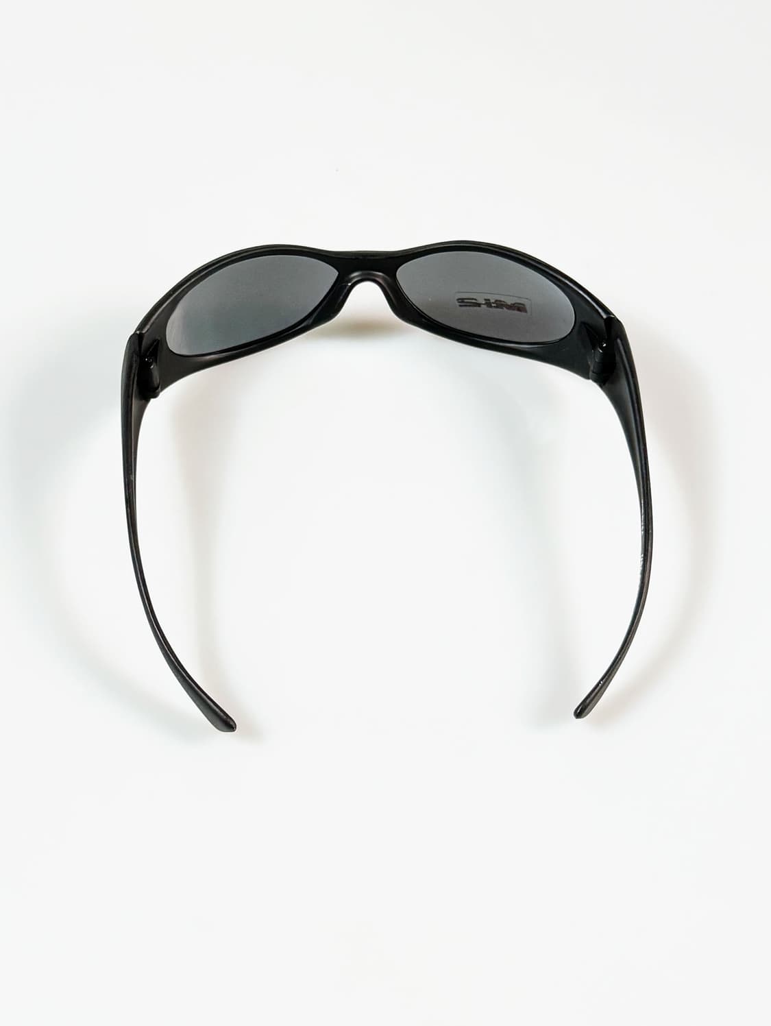 MI-2 맷블랙 랩어라운드 스포티 빈티지 선글라스 상품이미지5