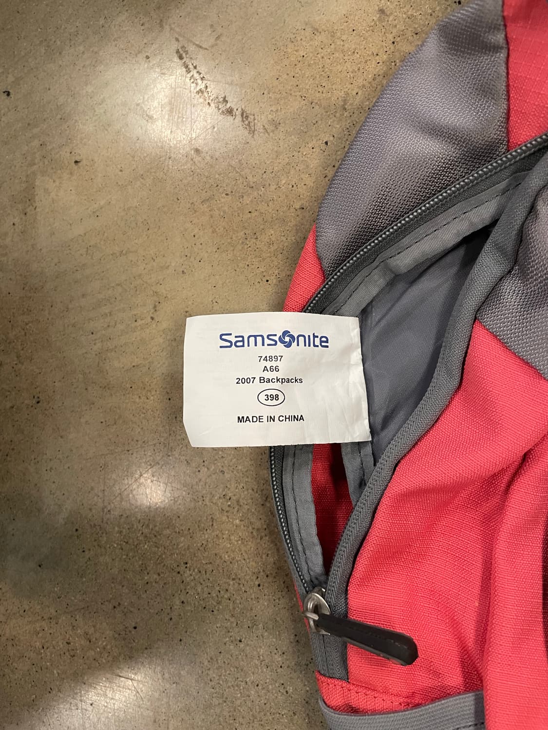 2007年 Samsonite sling bag 상품이미지9