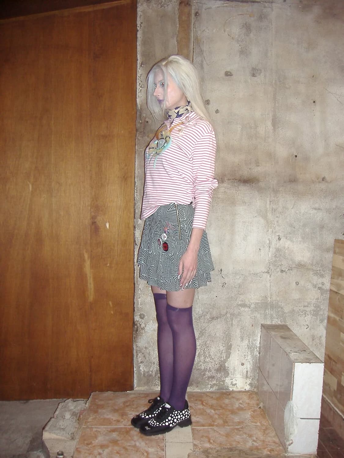 Adidas stripe hair top 상품이미지3