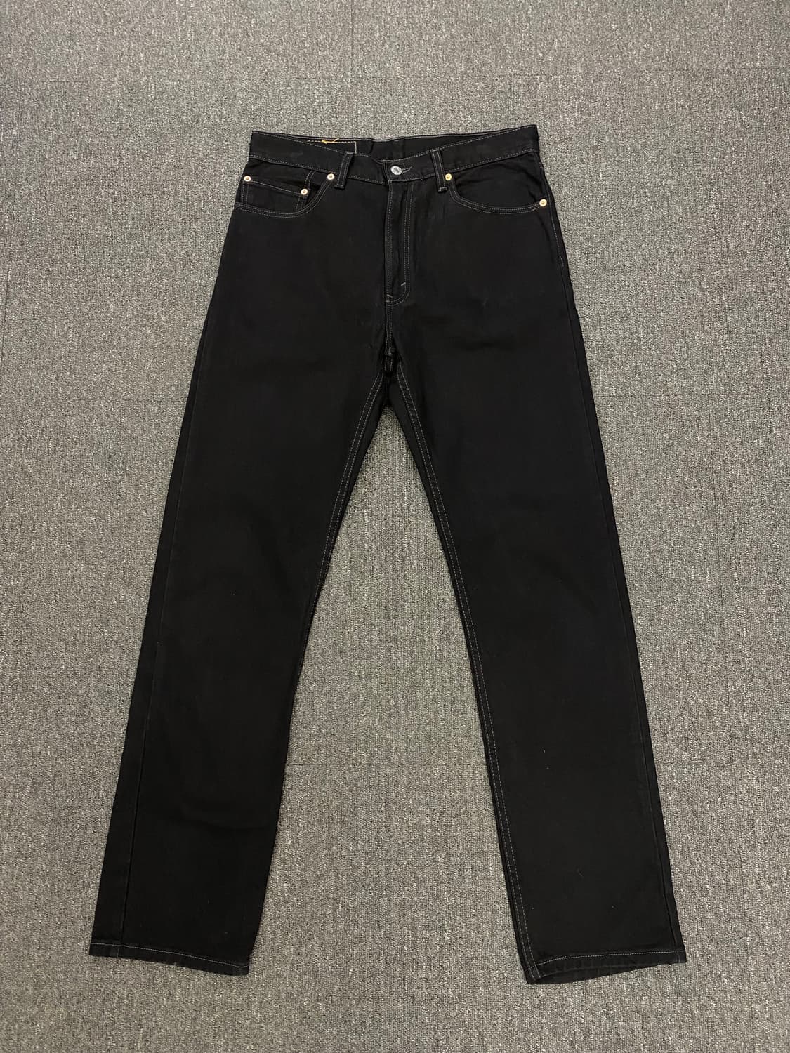 00s Levis 리바이스 505 흑청 데님팬츠 상품이미지3