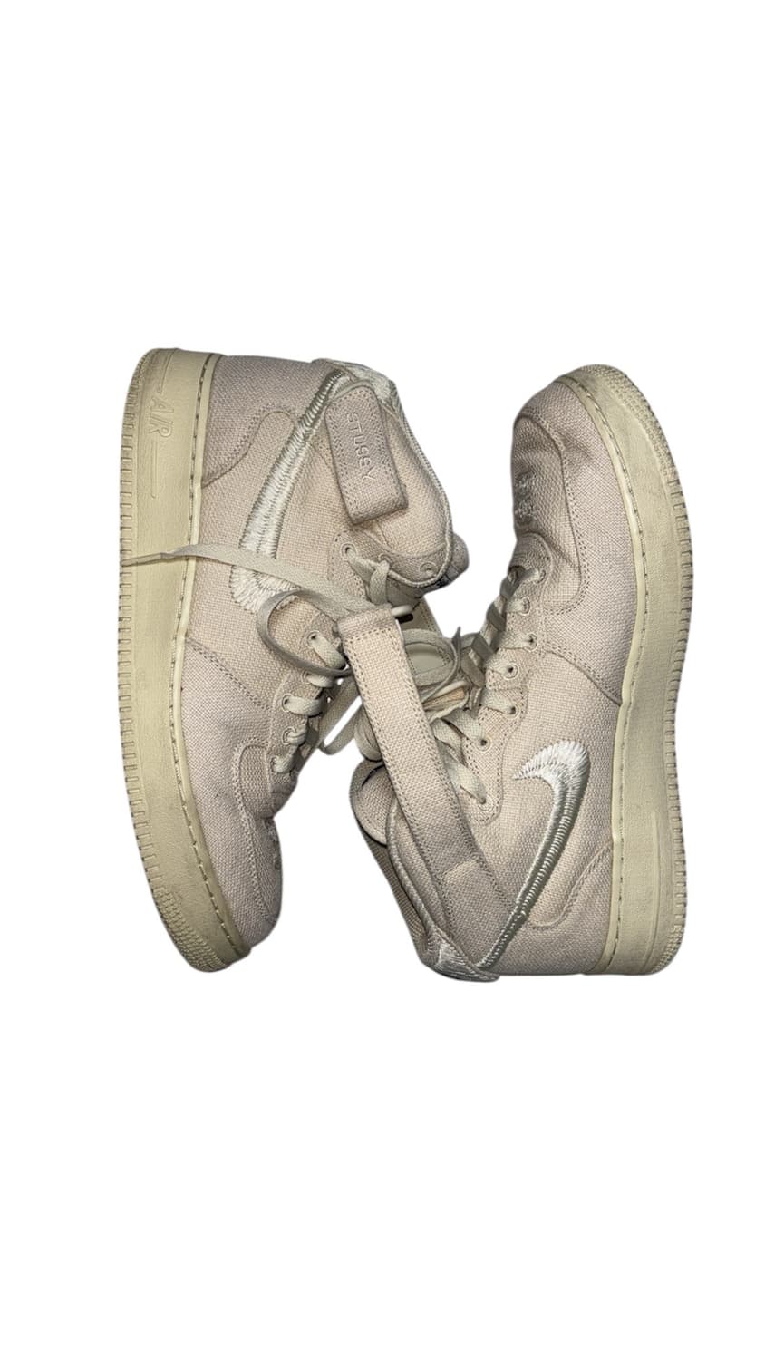 Nike Stussy Air Force 1 Mid Fossil 상품이미지3