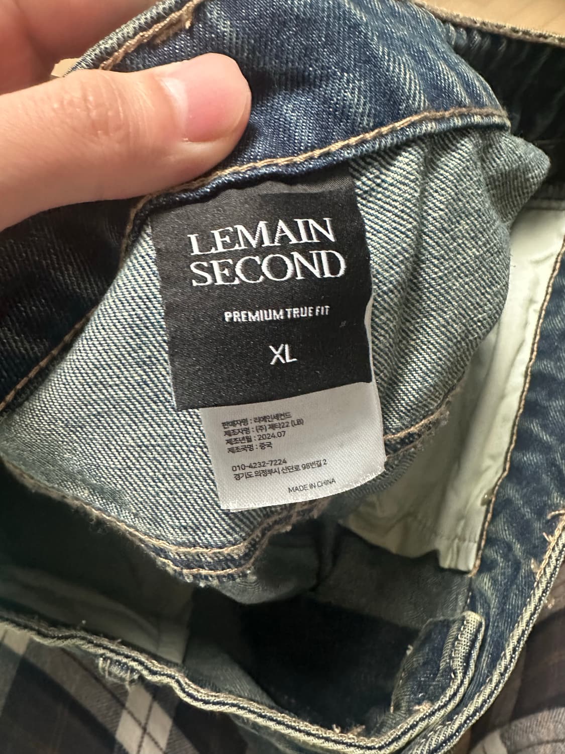 빈티지 워싱 데님 와이드팬츠 상품이미지3