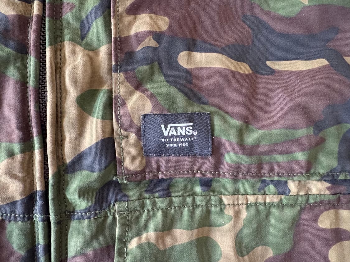 Vans 카모 자켓(개구리야상) M 상품이미지6