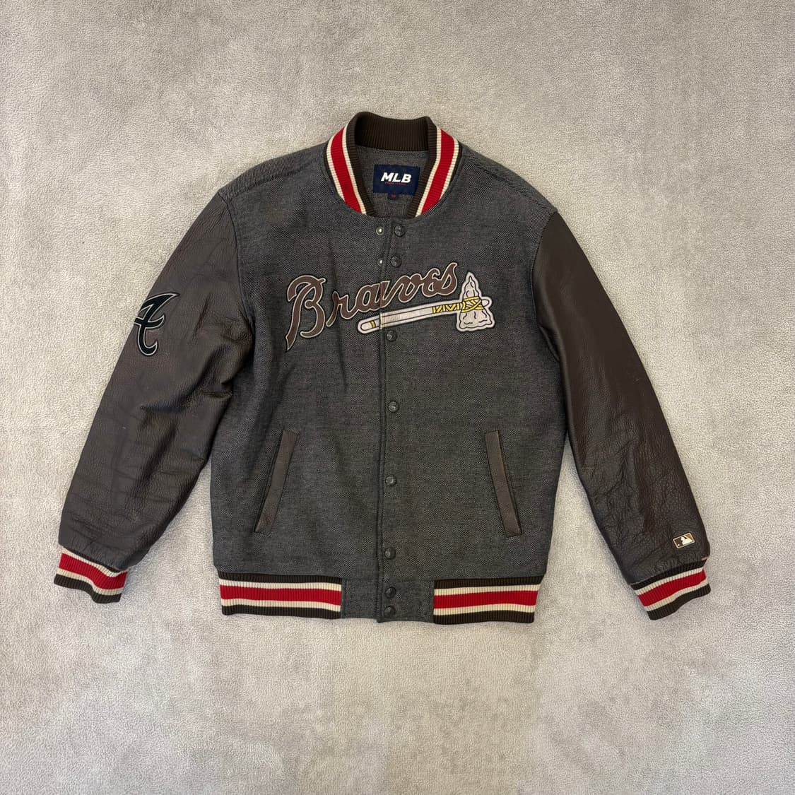 MLB 브레이브스 쿠퍼스타운 바시티 자켓 상품이미지1