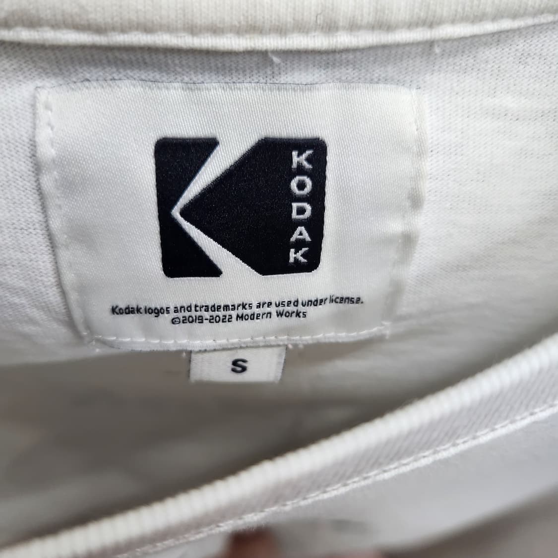 코닥 백 빅로고 프린팅 반팔티 S(L) 상품이미지5