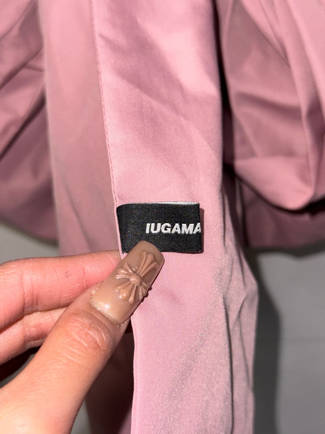 IUGAMAKARAS Knotted Backpack Old Pink 상품이미지7