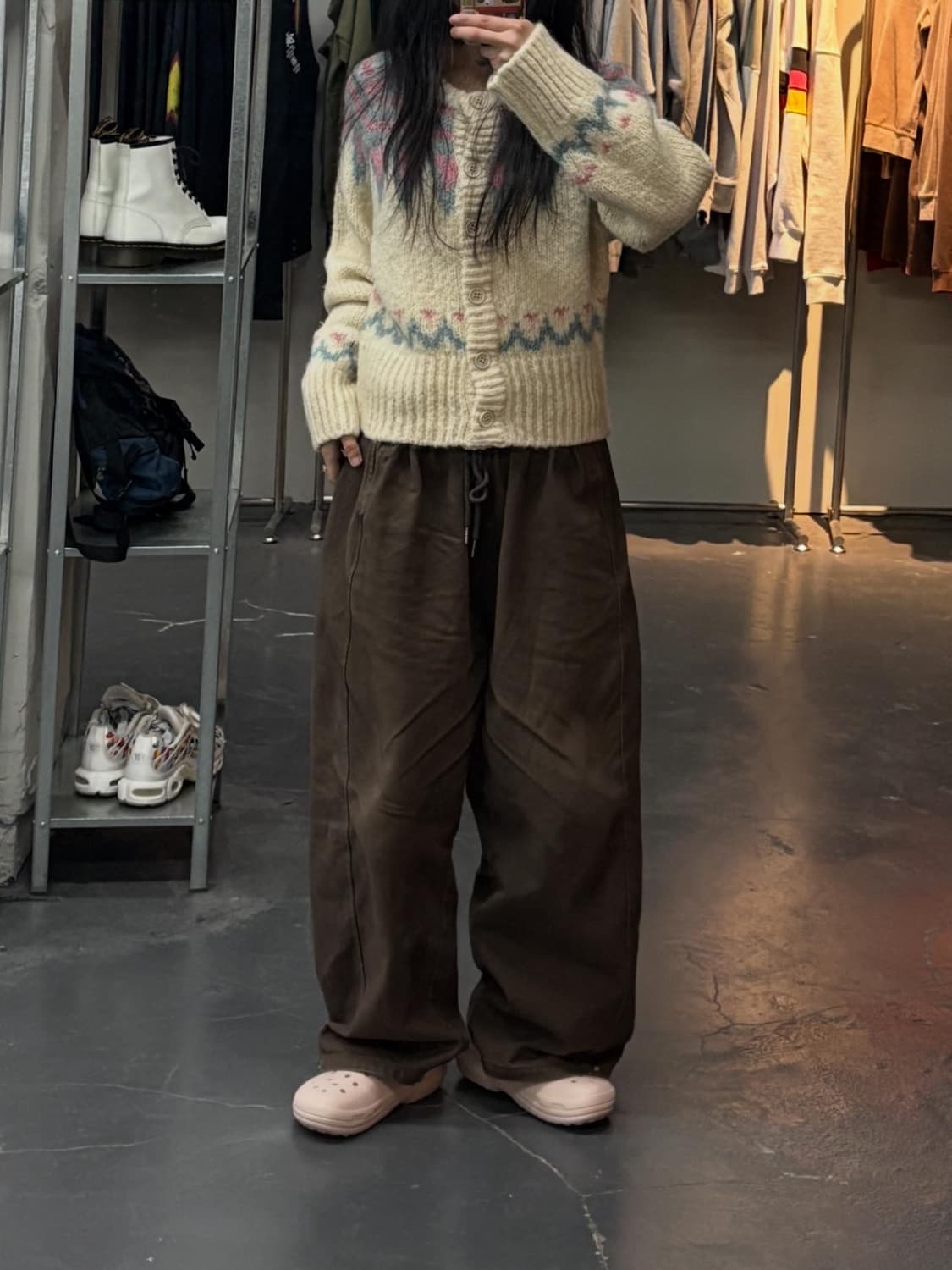 리엘 노르딕 니트 가디건 A3097 상품이미지1