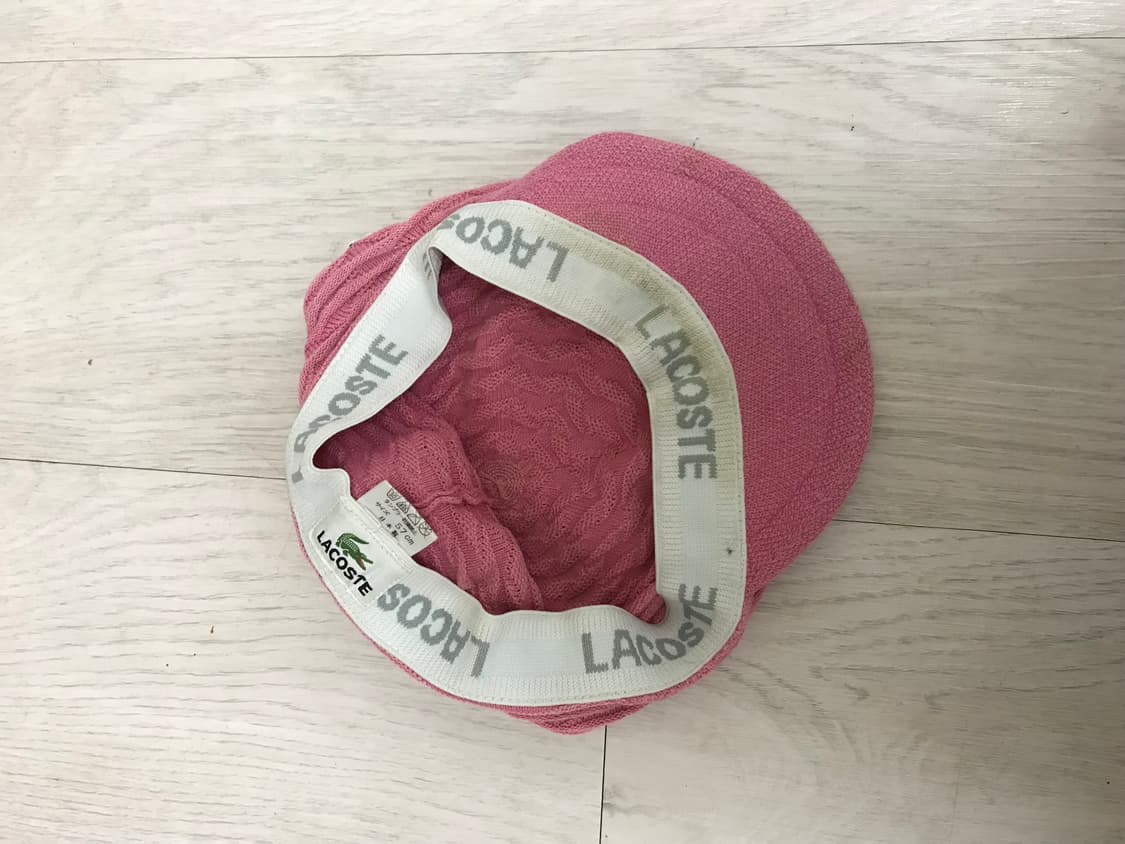 라코스테 연분홍(핑크) 니트 헌팅캡 빵모자 상품이미지3