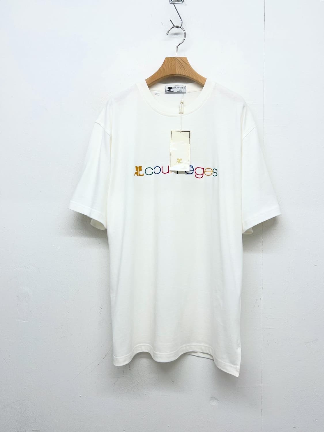 90-00s 꾸레쥬 데드스탁 티셔츠 상품이미지2