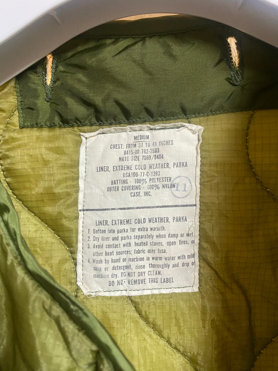 OG m65 피쉬테일 파카 m사이즈 외피+내피 초민트급 상품이미지7